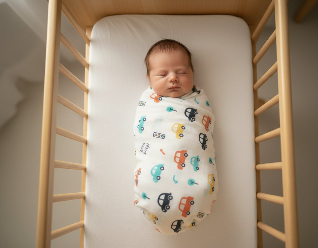 Muslin Swaddle Blanket - set of 3